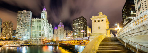 Chicago Wrigley Building River Walk