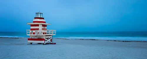 Miami Beach Striped Lighthouse