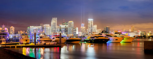 Miami Yacht Club Cityscape