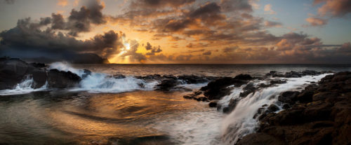 Queens Bath Sunset Kauai