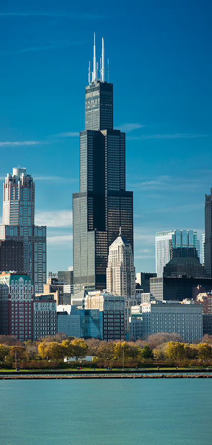 Willis Tower Chicago Cityscape