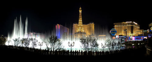 Bellagio Fountain Paris Las Vegas