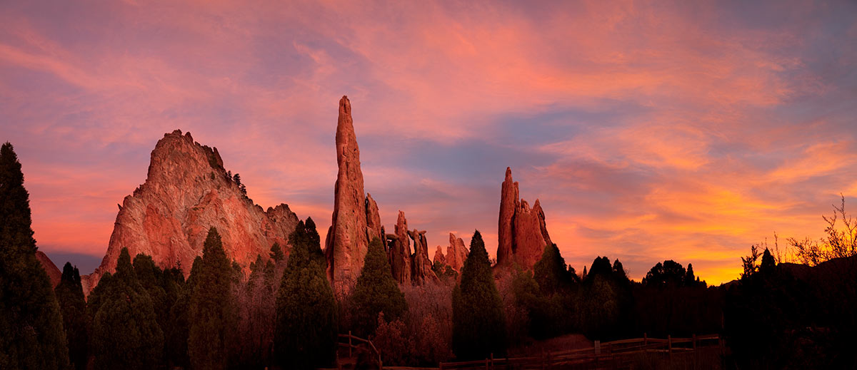 Central Spires Garden of the Gods Colorado Springs