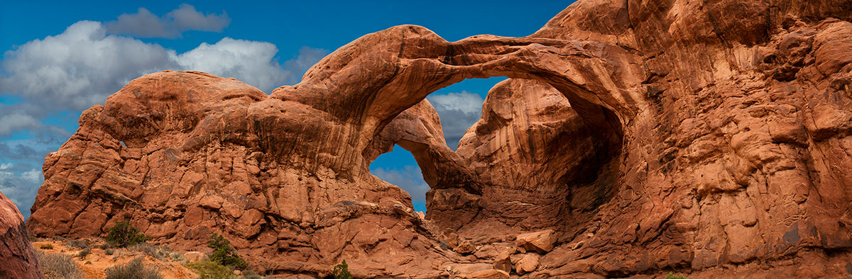 Double Arch Panoramic Arches National Park