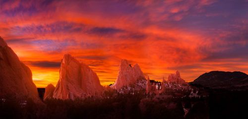 Garden of the Gods Epic Sunrise