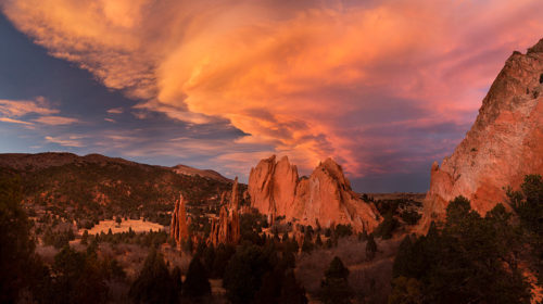 Garden of the Gods Epic Sunset North