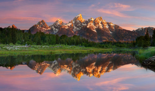 Grand Teton Sunrise Reflections