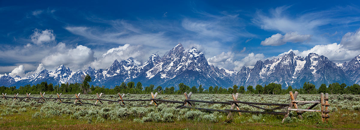 Grand Teton Split Rail Fence