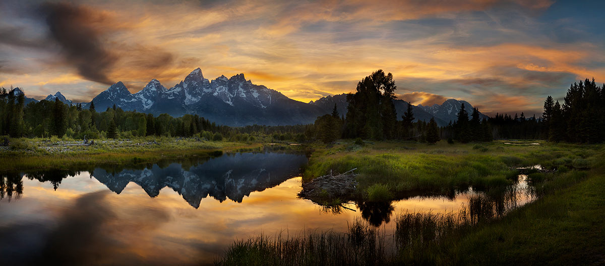 Grand Teton Sunset Reflections