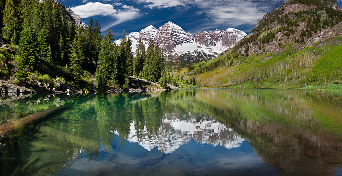 Maroon Bells Reflections Maroon Lake