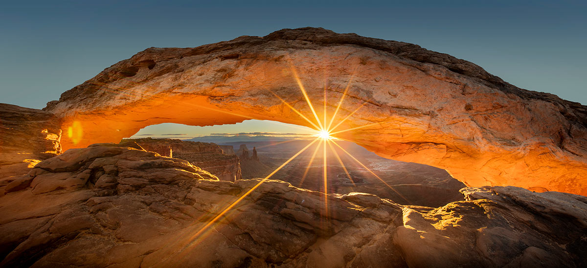 Mesa Arch Sunrise Panoramic