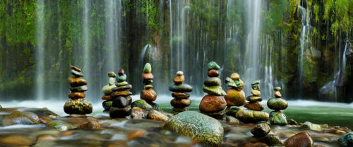 Mossbrae Falls Rainbow Cairns Close