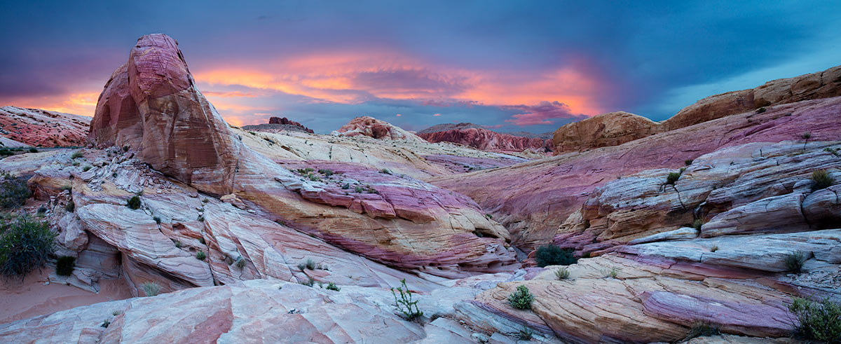 Pink Canyon Sunset Valley of Fire