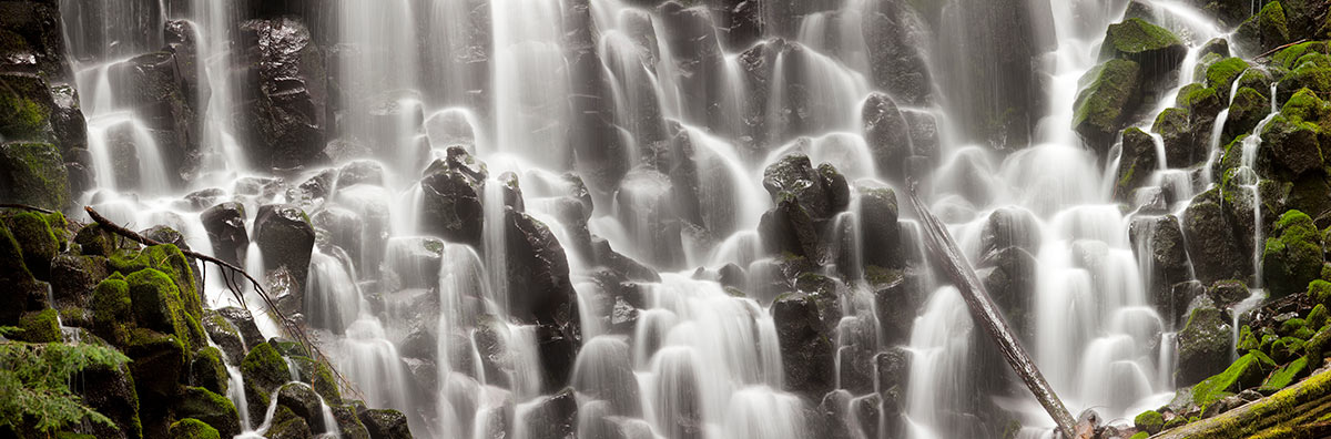 Ramona Falls Panoramic Waterfall