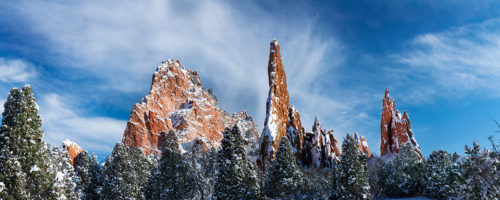 Garden of the Gods Snow Storm Spires