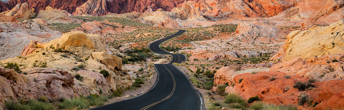 Long Winding Road Valley of Fire