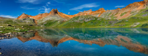 Ice Lake Colorado Daytime Reflections