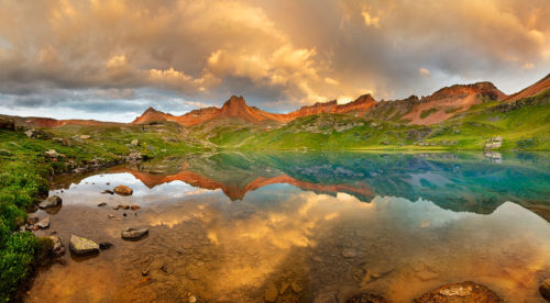 Ice Lake Colorado Sunrise Reflections