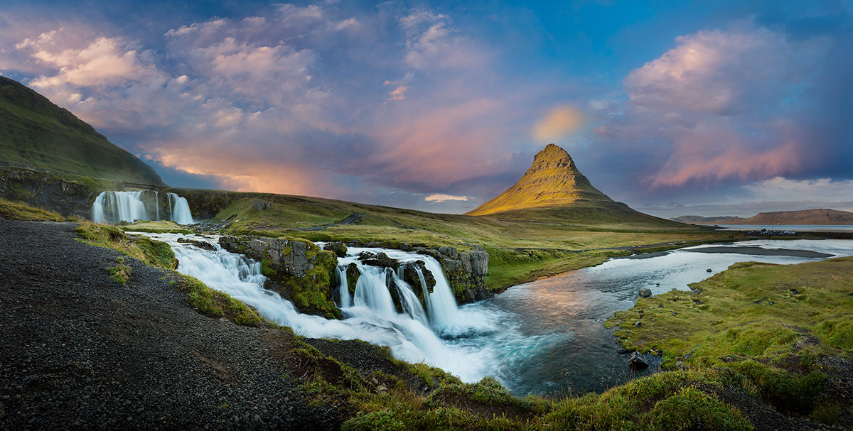 Kirkjufellfoss Sunset