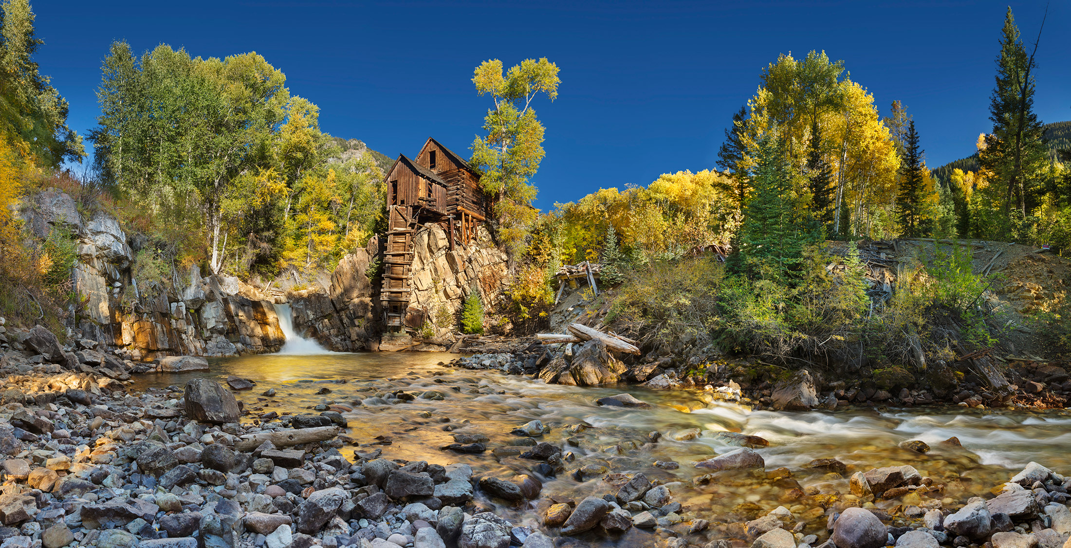Crystal Mill Colorado Fall Colors