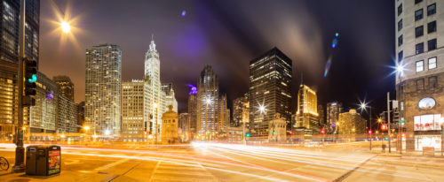 Wrigley Building Chicago Cityscape