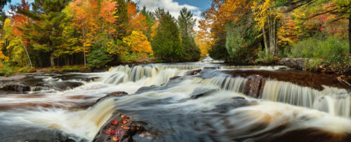 Bond Falls Fall Colors Michigan Upper Peninsula