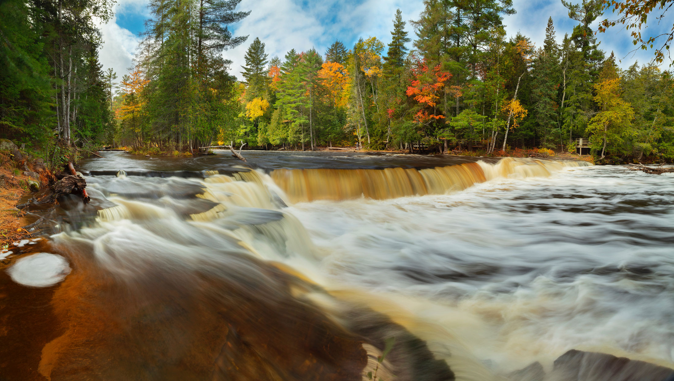 Tahquamenon Falls - Fall Colors Michigan Upper Peninsula