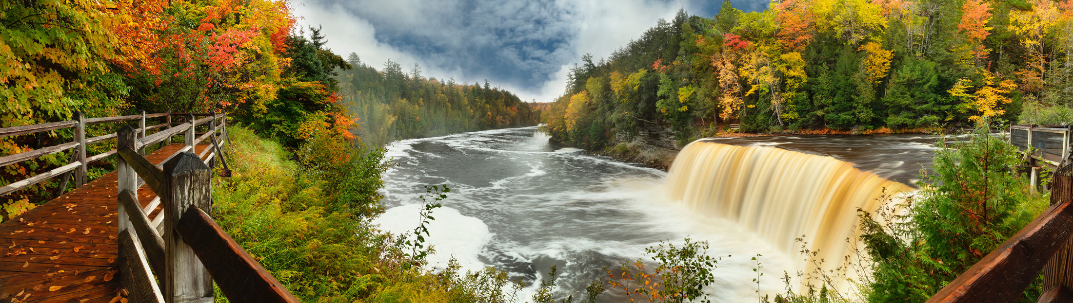 Tahquamenon Falls - Fall Colors Michigan Upper Peninsula