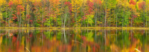 Thornton Lake Fall Colors Michigan Upper Peninsula